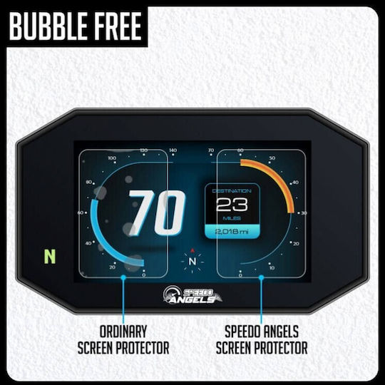 Speedo Angels Motorcycle Instrument Protector Transparent