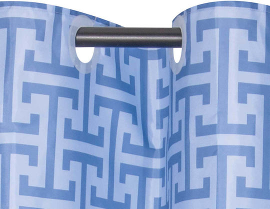 Greenwich Polo Club 3119 Shower Curtain Fabric 240x180cm Dusty Blue