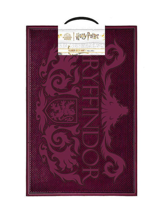 Pyramid International Πατάκι Εισόδου Gryffindor Μπορντό 60x40εκ.