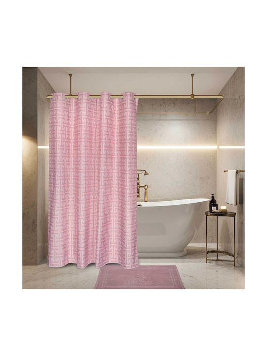 Greenwich Polo Club 3121 Shower Curtain Fabric 200x180cm Nude