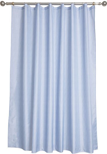 Das Home 0804 Shower Curtain Fabric 200x180cm Blue