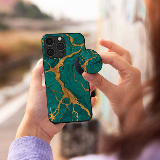 Sonique Pop Socket for Mobile Phone Marble Green