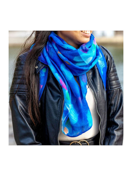 Pylones Blau Damen Pareo Blumen