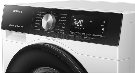 Hisense Πλυντήριο Ρούχων 7kg 1200 Στροφών Auto Wash WF3S7021BW