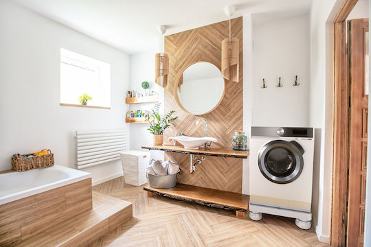 6060K Base For Washer/Dryer made of Plastic 60x60εκ. 1pcs
