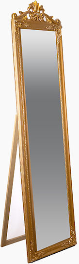 Καθρέπτης με Χρυσό Πολυρητίνης Πλαίσιο 180x45cm