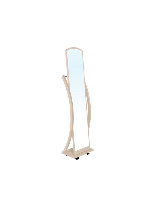 Woodwell Roger Boden- oder Standspiegel mit Naturholzrahmen 165x44cm