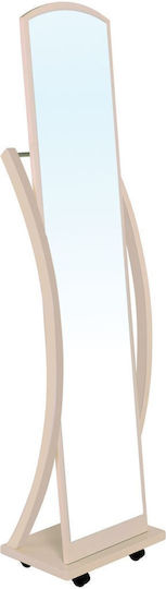 Woodwell Roger Καθρέπτης με Φυσικό Ξύλινο Πλαίσιο 165x44cm