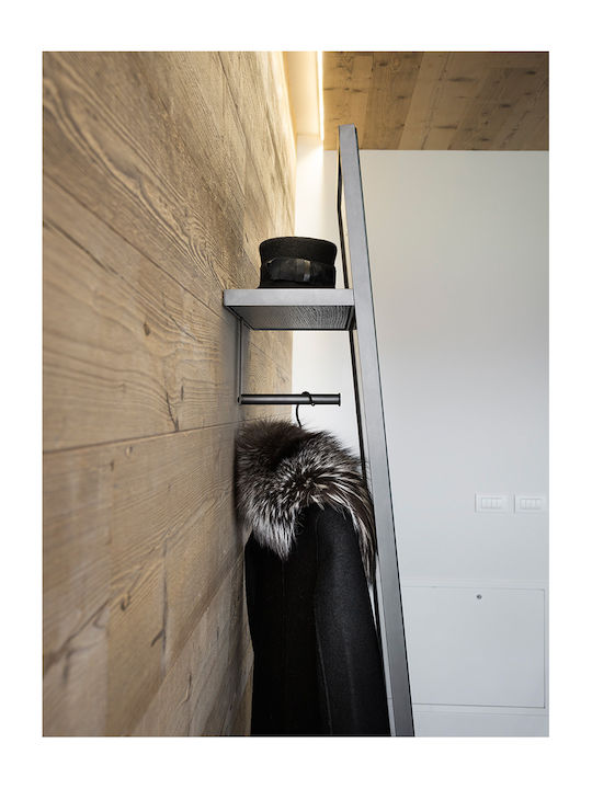 Casa Vogue Boden- oder Standspiegel mit Schwarzem Holzrahmen 190x50cm