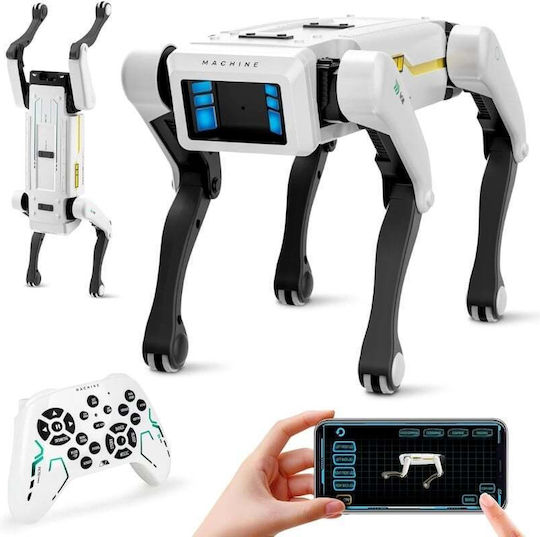 Iuni 8002 Câine Robot Inteligent Teleghidat Telecomandă Aplicație Comenzi Vocale Programabil Peste 25 Funcții Interactive Dans Povești Muzică