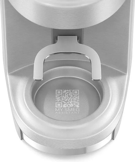 Smeg Elektrischer Kaffeemühle 150W mit einer Kapazität von 350gr und 30 Mahlstufen Silber