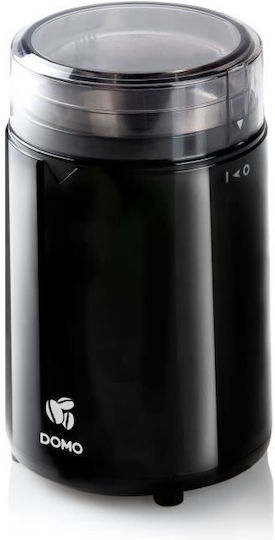 Domo Râșniță electrică pentru cafea 150W cu capacitate de boabe 70gr Negru