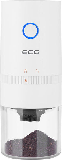 ECG ECG KM 150 Râșniță Electrică de Cafea 13W cu Capacitatea de Măcinare a Boabelor 30gr Albă