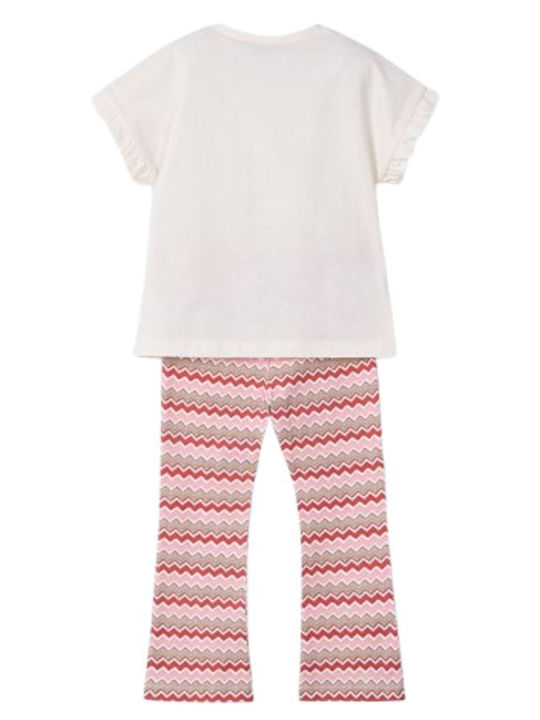 Mayoral Kids Set with Leggings Salmon 2 Pieces Mayoral Kids Set with Leggings Salmon 2 Pieces