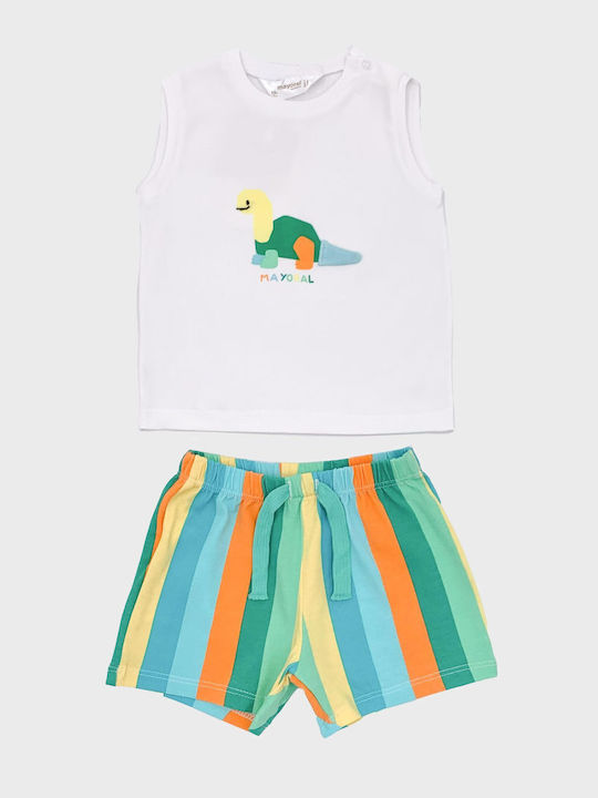 Kinder-Set mit Shorts Sommer 4Stück Green