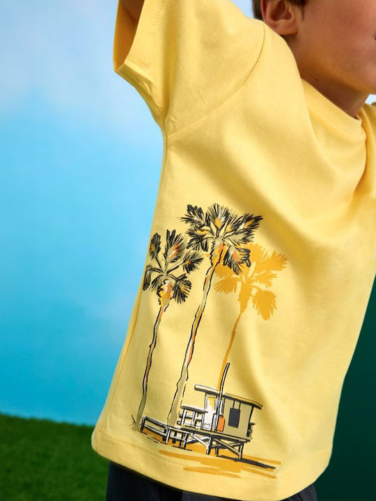 Kids' Set with Shorts Summer 3pcs Yellow
