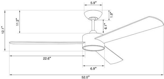 Lucci Air Climate Iv Ventilator De Tavan 132cm Negru