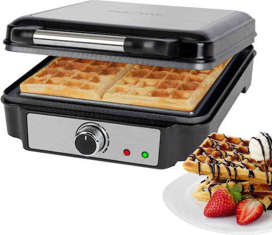 Profi Cook PC-WA 1241 Waffle Maker For Square Waffles 4 Waffles 1200W