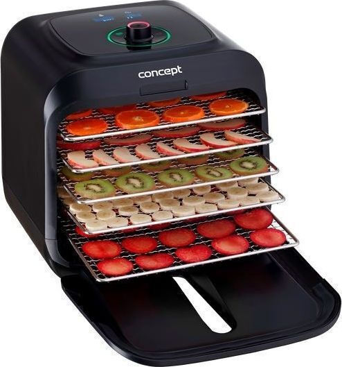 Concept Dehidrator alimente cu rafturi