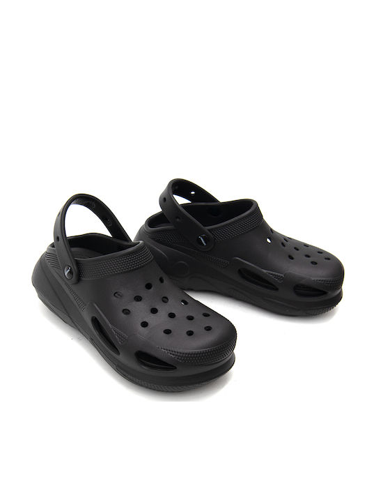 Superdry Femei Sabot Negre