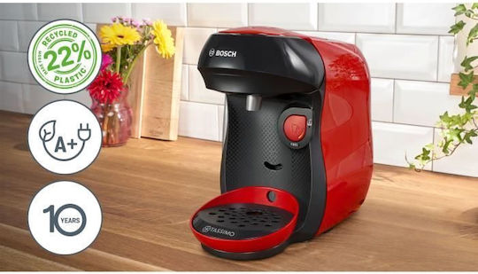Bosch Pod Coffee Machine Tassimo Pressure 15bar Red