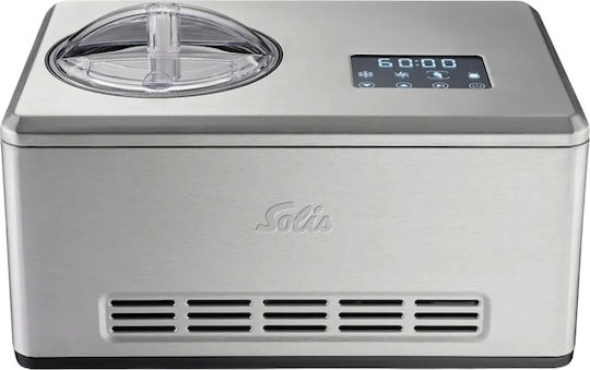 Solis Gelateria Pro Touch Παγωτομηχανή 1.5lt Ασημί