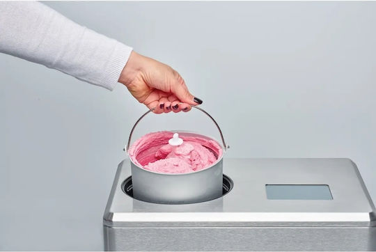Solis Gelateria Pro Touch Παγωτομηχανή 1.5lt Ασημί