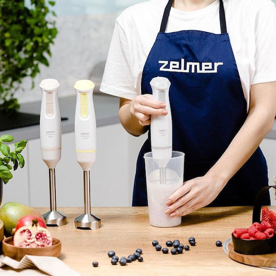 Zelmer Handmixer mit Inox-Stab 800W Weiß
