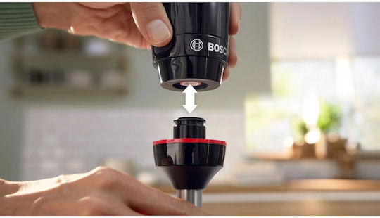 Bosch Serie 4 Ραβδομπλέντερ με Ανοξείδωτη Ράβδο 1000W Μαύρο
