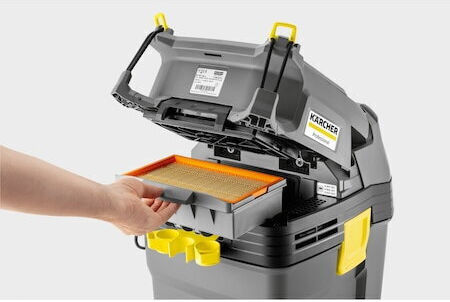 Karcher NT 30/1 Ap Te L Прахосмукачка За Течности / Твърди 1380W с Пластмаса Контейнер 30лт
