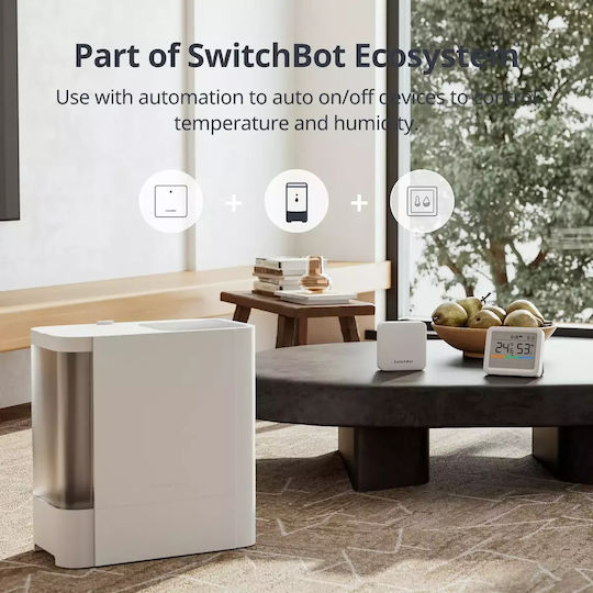 Switchbot Υγρασιόμετρo για Χρήση σε Εσωτερικό Χώρο