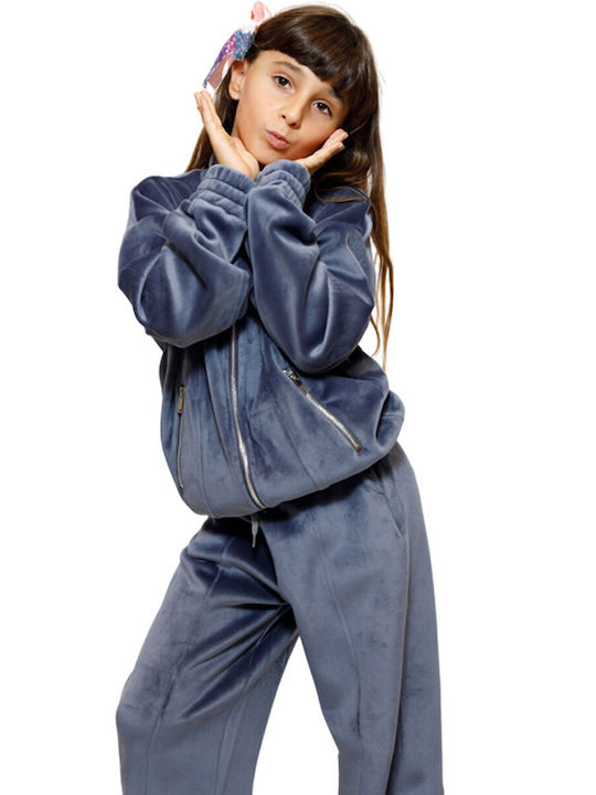Kinder-Set mit Hose Winter 2Stück Blue