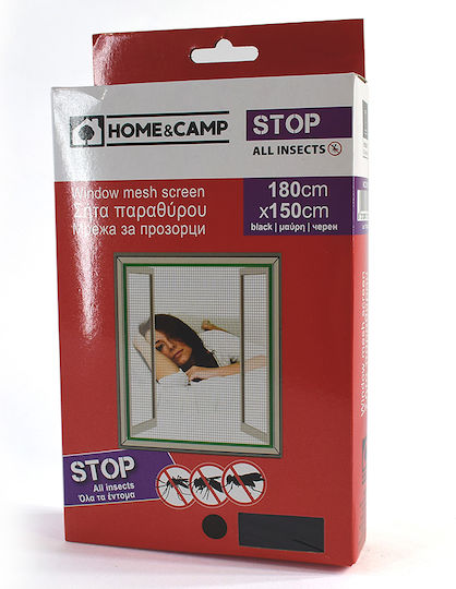 Home & Camp Σίτα Παραθύρου με Σκρατς Σταθερή 150x180cm Home & Camp Σίτα Παραθύρου με Σκρατς Σταθερή 150x180cm