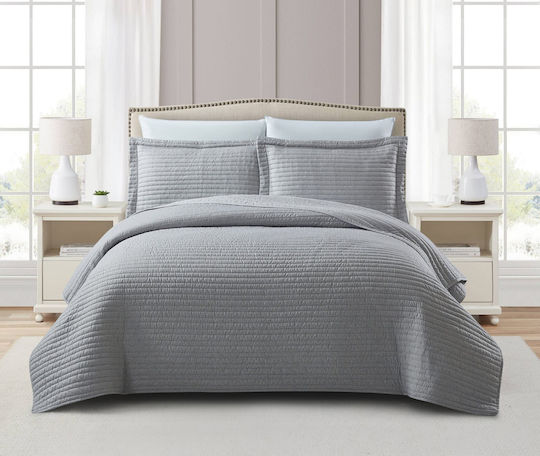 Liolios Home Шалтета King Size Светлосив 260x240см Liolios Home Шалтета King Size Светлосив 260x240см