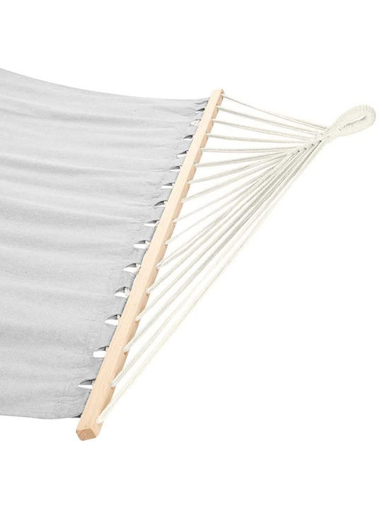 Bakaji Double Hammock Gray 345x150cm