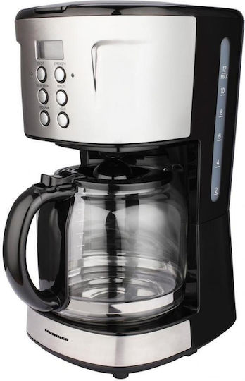 Heinner Προγραμματιζόμενη Καφετιέρα Φίλτρου 900W Silver