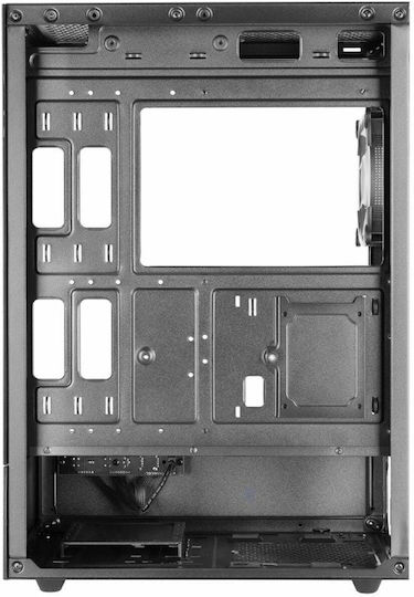 Mars Gaming MCXO Gaming Midi Tower Κουτί Υπολογιστή με Πλαϊνό Παράθυρο Μαύρο