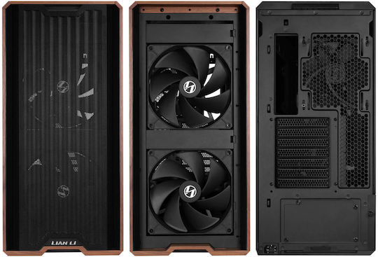 Lian Li Lancool 217 Gaming Midi Tower Κουτί Υπολογιστή με Πλαϊνό Παράθυρο Μαύρο