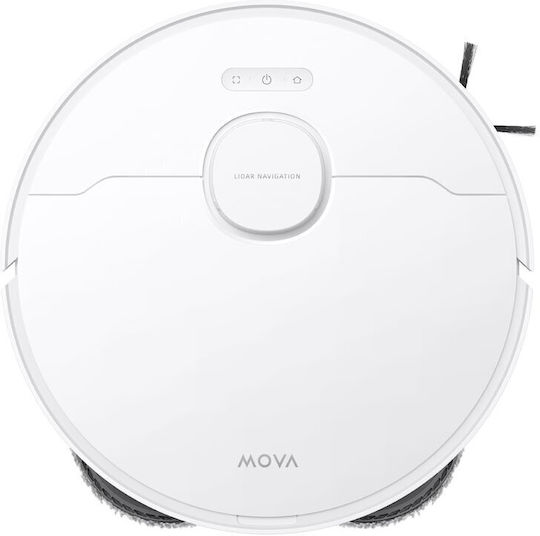 Mova E30 Ultra Σκούπα Ρομπότ με Χαρτογράφηση Laser & Απορρόφηση 7000Pa Λευκή