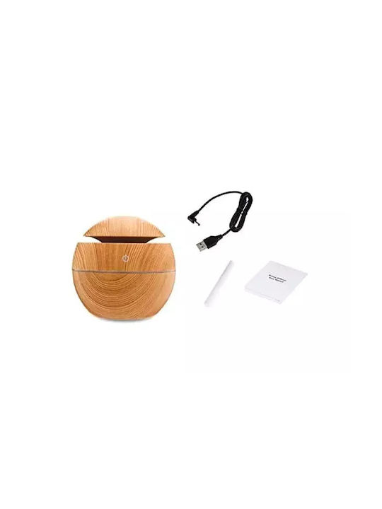LED Ultraschall Aromatherapie-Diffusor Braun 01569