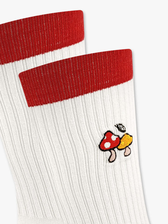Κάλτσες Mushroom Red