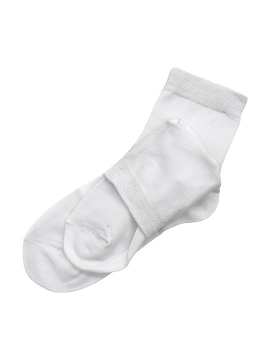 Gift-Me Solid Color Socks White