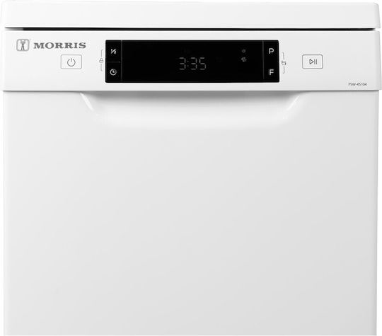 Morris Freestanding Dishwasher for 10 Place Settings W44.5xH84.5cm White