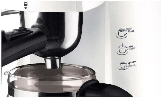 Amica CD1011 Espressomaschine 800W Druck 5bar Weiß