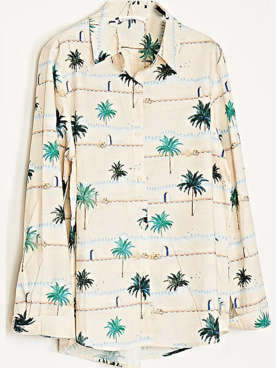 Women's Long Sleeve Shirt Sand