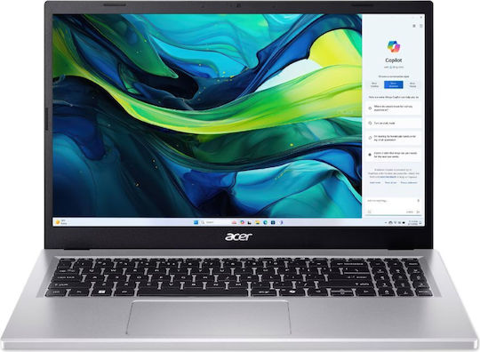 Acer Aspire Go 15 AG15-71P-763J 15.6" IPS FHD (i7-13620H/16GB/512GB SSD/W11 Home) Pure Silver (GR Keyboard)