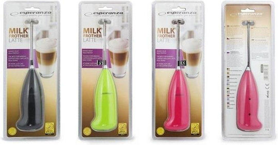 Esperanza Kaffeefrother Hand-Batterie Rot