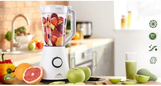 ETA Μπλέντερ με Πλαστική Κανάτα 1.5 lt 600W Λευκό ETA201190000