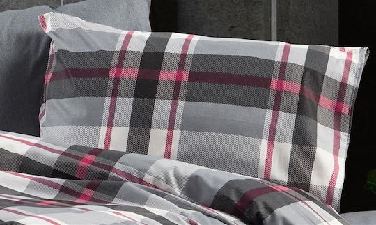 Dimcol Плик за Завивка Единичен 160x240 Екави 424 Grey-bordeaux
