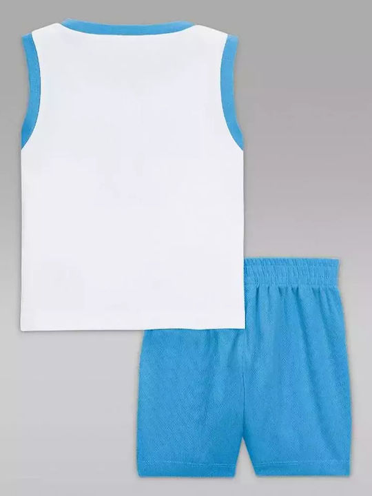 Παιδικό Σετ με Σορτς Καλοκαιρινό 2τμχ University Blue